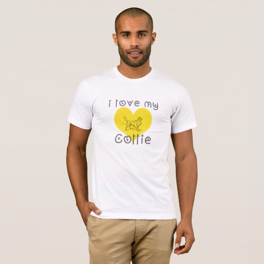 i Liebe my Collie T-Shirt (Vorne ganz)