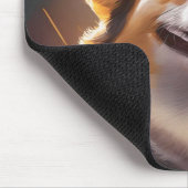 I Liebe My Corgi | Niedliche Hundebesitzer Mousepad (Ecke)