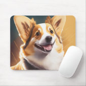 I Liebe My Corgi | Niedliche Hundebesitzer Mousepad (Mit Mouse)