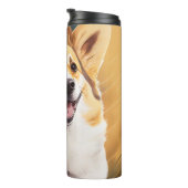 I Liebe My Corgi | Niedliche Hundebesitzer Thermosbecher (Nach rechts gedreht)