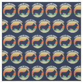 I Liebe My Corgi Stoff (Muster)