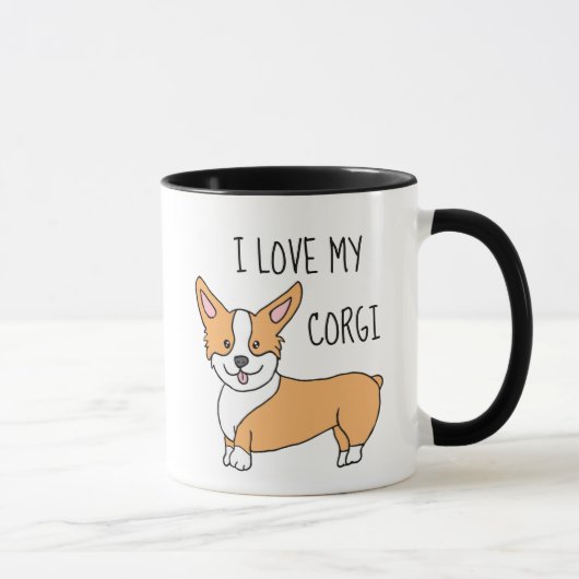 I Liebe My Corgi Tasse (Rechts)