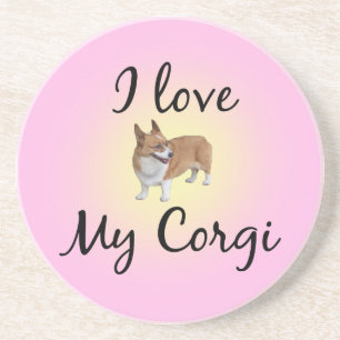 I Liebe My Corgi Untersetzer