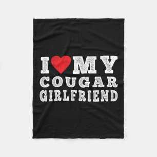 I Liebe My Cougar Girlfriend - I Hebe My Cougar Gf Fleecedecke