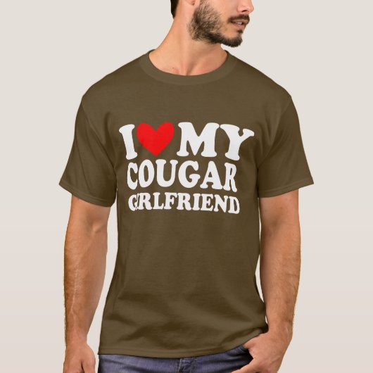 I Liebe my Cougar Girlfriend T-Shirt (Vorderseite)