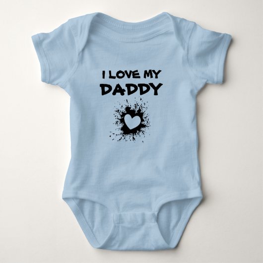 I Liebe My Daddy - Baby Body, baby gift, baby Baby Strampler (Vorderseite)