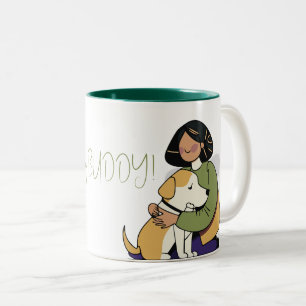 I Liebe My Dog - Female Edition 2 Zweifarbige Tasse