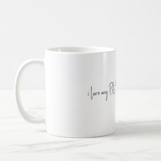 I Liebe My Dog - Männliche Ausgabe 2 Kaffeetasse (Links)
