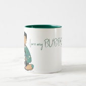 I Liebe My Dog - Männliche Edition 5 Zweifarbige Tasse (Mittel)