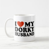 I Liebe My Dorky Husband Kaffeetasse (Links)