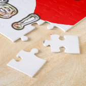 "I Liebe My Ehefrau" Art Print Puzzle (Seite)