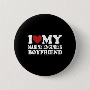 I Liebe My Engineer Boyfriend Funny Girlfriend Val Button