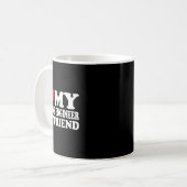 I Liebe My Engineer Boyfriend Funny Girlfriend Val Kaffeetasse (Vorderseite Links)