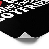 I Liebe My Engineer Boyfriend Funny Girlfriend Val Poster (Ecke)