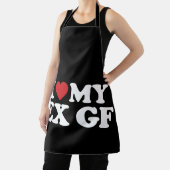 I Liebe My Ex Girlfriend I Heart Groovy Schürze (InSitu)
