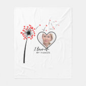 I Liebe My fiancée - Personalisiert Best Friend Ni Fleecedecke (Vorderseite)