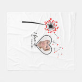 I Liebe My fiancée - Personalisiert Best Friend Ni Fleecedecke (Vorderseite (Horizontal))