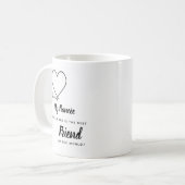 I Liebe My fiancée - Personalisiert Best Friend Ni Kaffeetasse (Vorderseite Links)