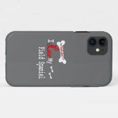 I Liebe My Field Spanel Case-Mate iPhone Hülle (Rückseite (Horizontal))