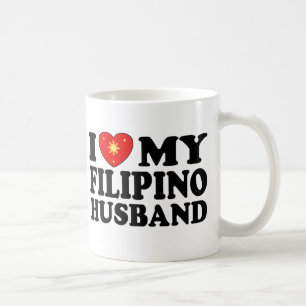 I Liebe My Filipino Husband Kaffeetasse