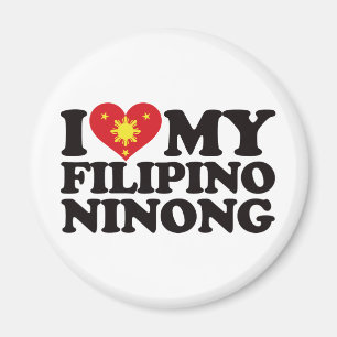 I Liebe My Filipino Ninong Magnet