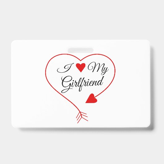 " I Liebe my friend " Ausweis (Front)