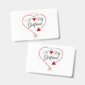 " I Liebe my friend " Ausweis (Front & Back)