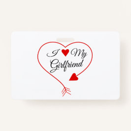 " I Liebe my friend " Ausweis