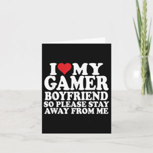 I Liebe My Gamer Boyfriend Heart Bf Video Games, G Karte