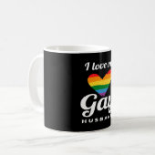 I Liebe My Gay Husband Gay Kaffeetasse (Vorderseite Links)