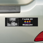 I Liebe My Gay Husband Version 2 Autoaufkleber (Auf Auto)