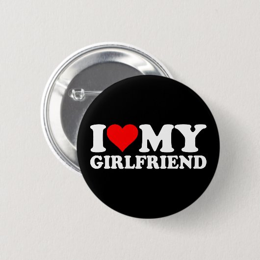 I Liebe My Girlfriend 1BK1 Button (Vorne & Hinten)