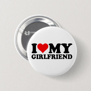 I Liebe My Girlfriend 1WH1 Button