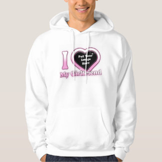I Liebe My Girlfriend 2023 Custom Valentine T - Sh Hoodie