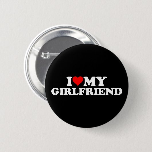 I Liebe My Girlfriend 3BK1 Button (Vorne & Hinten)