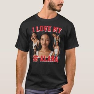 I Liebe My Girlfriend Bootleg Individuelle Name &  T-Shirt