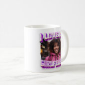 I Liebe My Girlfriend Bootleg Rapper Foto Kaffeetasse (VorderseiteRechts)