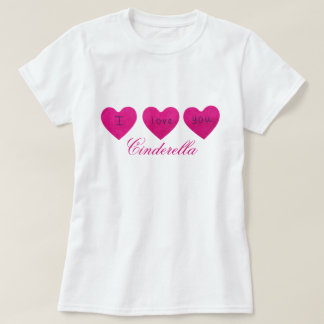 I Liebe My Girlfriend Custom Black T - Shirt niedl