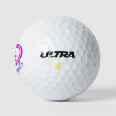 I Liebe My Girlfriend Custom Foto Game Herzstück Golfball (Logo)
