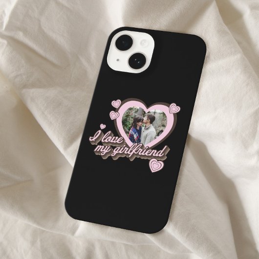 I Liebe My Girlfriend Custom Foto Personalisiert iPhone Hülle