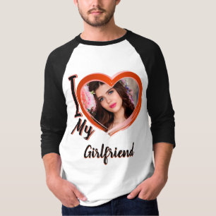 I Liebe My Girlfriend _Custom Gift T - Shirt