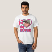 I Liebe My Girlfriend Custom Personaize Shirt (Vorne ganz)