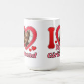 I Liebe My Girlfriend Ehefrau Ehemann Foto Kaffeetasse (Mittel)