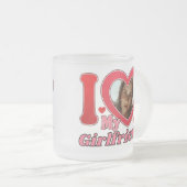 I Liebe My Girlfriend Ehefrau Ehemann Foto Mattglastasse (VorderseiteRechts)