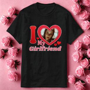 I Liebe My Girlfriend Ehefrau Ehemann Foto T-Shirt