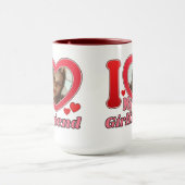 I Liebe My Girlfriend Ehefrau Ehemann Foto Tasse (Zentrum)