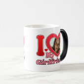 I Liebe My Girlfriend Ehefrau Ehemann Foto Verwandlungstasse (VorderseiteRechts)