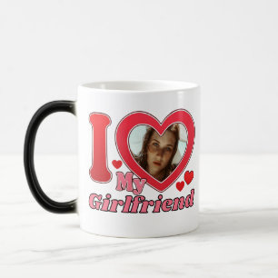 I Liebe My Girlfriend Ehefrau Ehemann Foto Verwandlungstasse