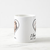 I Liebe My Girlfriend FOTO Geschenk Personalisiert Kaffeetasse (Mittel)