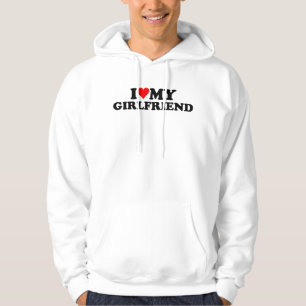 I Liebe My Girlfriend Heart GF Valentinstag 3WH1 Hoodie